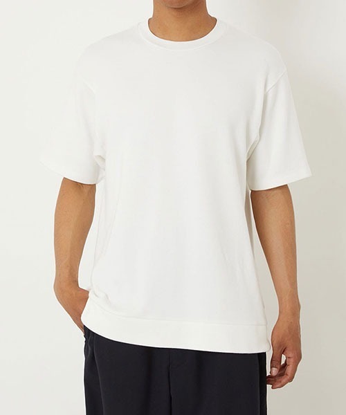 BLUE BLUE JAPAN(ブルーブルージャパン)の「エイトロックスムースショートスリーブTシャツ(Tシャツ/カットソー・メンズ・シルバー系その他・S/M/L/XL)」の2枚目の写真