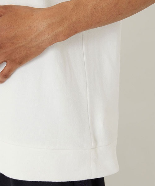 BLUE BLUE JAPAN(ブルーブルージャパン)の「エイトロックスムースショートスリーブTシャツ(Tシャツ/カットソー・メンズ・シルバー系その他・S/M/L/XL)」の7枚目の写真