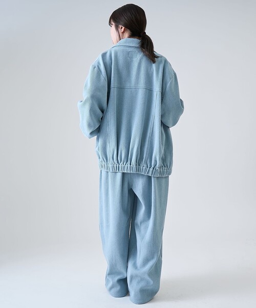 RONEL(ロネル)の「【RONEL】ジャガードデニムパンツ(デニムパンツ・レディース・ライトブルー・M/S)」の3枚目の写真