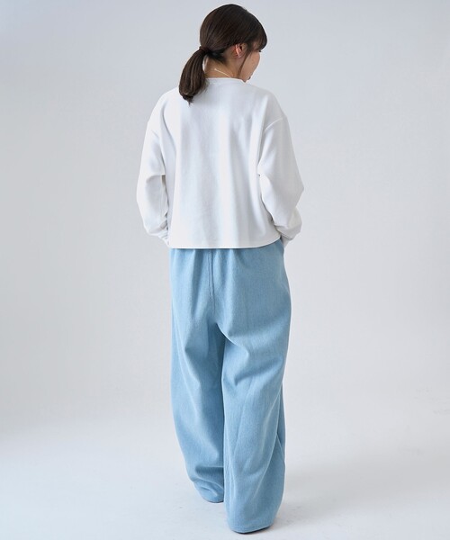 RONEL(ロネル)の「【RONEL】ジャガードデニムパンツ(デニムパンツ・レディース・ライトブルー・M/S)」の6枚目の写真