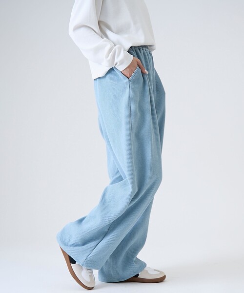RONEL(ロネル)の「【RONEL】ジャガードデニムパンツ(デニムパンツ・レディース・ライトブルー・M/S)」の8枚目の写真