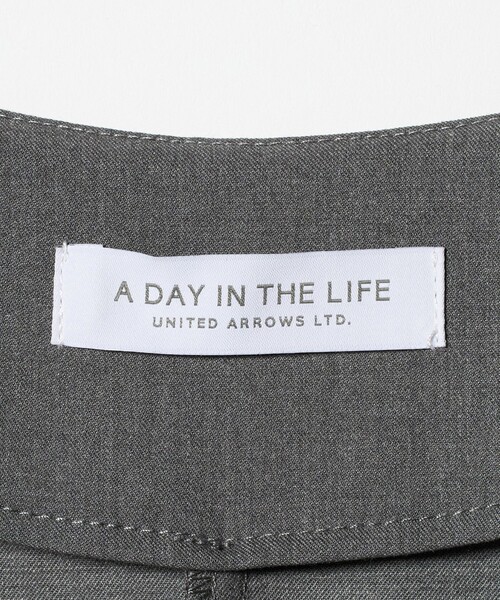 A DAY IN THE LIFE UNITED ARROWS(アデイインザライフユナイテッドアローズ)の「キーネック ジャンパースカート <A DAY IN THE LIFE>(ジャンパースカート・レディース・ナチュラル/グレー系/ネイビー・FREE)」の6枚目の写真