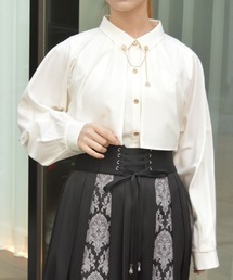 axes femme | チェーン付オーバーブラウス(シャツ/ブラウス)