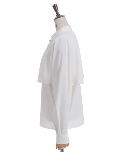 axes femme(アクシーズファム)の「チェーン付オーバーブラウス(シャツ/ブラウス・レディース・ホワイト/ミント/ブラック・FREE)」の11枚目の写真