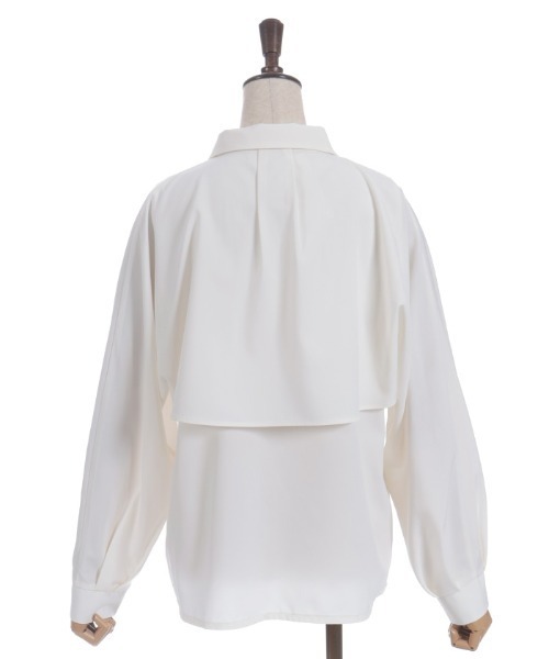 axes femme(アクシーズファム)の「チェーン付オーバーブラウス(シャツ/ブラウス・レディース・ホワイト/ミント/ブラック・FREE)」の12枚目の写真