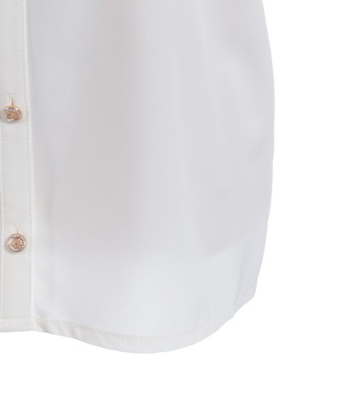 axes femme(アクシーズファム)の「チェーン付オーバーブラウス(シャツ/ブラウス・レディース・ホワイト/ミント/ブラック・FREE)」の14枚目の写真