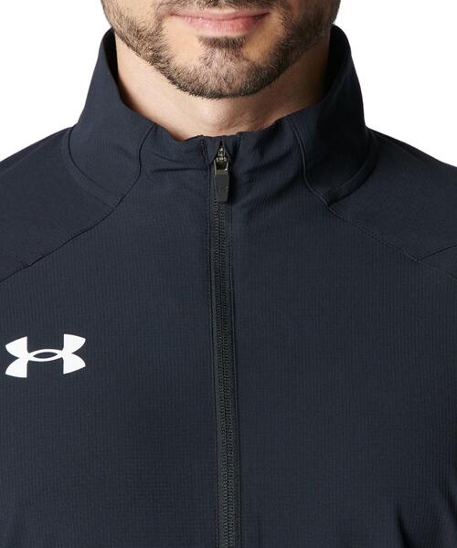 UNDER ARMOUR(アンダーアーマー)の「UAウーブン フルジップ ジャケット(トレーニング/メンズ)(その他アウター・メンズ・ブラック・L/M/XL/2XL/S)」の4枚目の写真