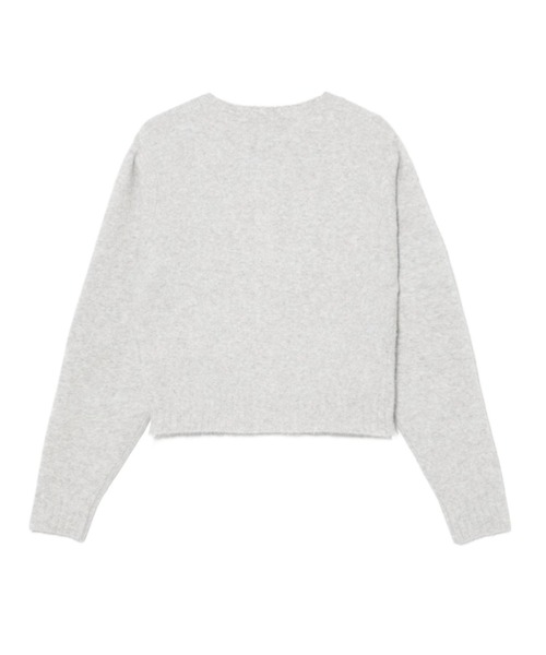 A BATHING APE（アベイシングエイプ）の「HEART BADGE CARDIGAN #2（ニット/セーター・レディース・ネイビー/グレー・SMALL/X-SMALL）」の6枚目の写真