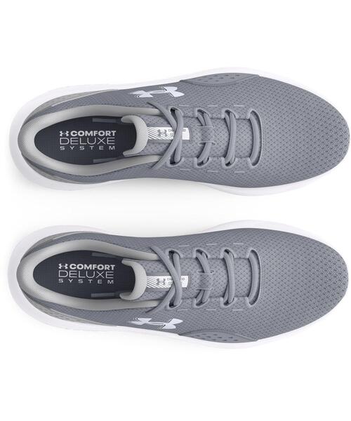 UNDER ARMOUR(アンダーアーマー)の「UAチャージド サージ4(ランニング/メンズ)(スニーカー・メンズ・グレー系その他・27.0cm/27.5cm/28.5cm/28.0cm/25.0cm/25.5cm/26.0cm/26.5cm/29.0cm/29.5cm/30.0cm)」の3枚目の写真