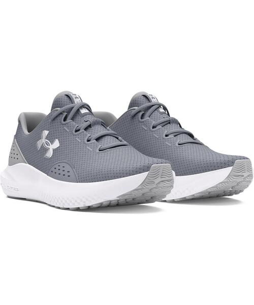 UNDER ARMOUR(アンダーアーマー)の「UAチャージド サージ4(ランニング/メンズ)(スニーカー・メンズ・グレー系その他・27.0cm/27.5cm/28.5cm/28.0cm/25.0cm/25.5cm/26.0cm/26.5cm/29.0cm/29.5cm/30.0cm)」の4枚目の写真