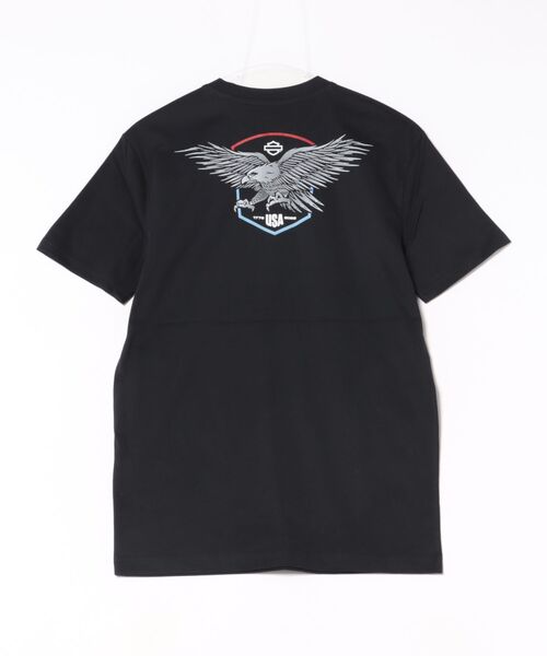 Harley-Davidson(ハーレーダビッドソン)の「リバティ イーグル Tシャツ(Tシャツ/カットソー・メンズ・ブラック系その他・SMALL/MEDIUM/LARGE/X-LARGE)」の5枚目の写真