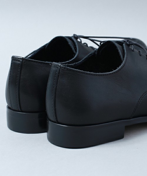 【PADRONE パドローネ】美品 ドレスシューズ  革靴 ダービーシューズ 黒 PADRONE】DERBY PLAIN TOE SHOES（ドレスシューズ）｜PADRONE