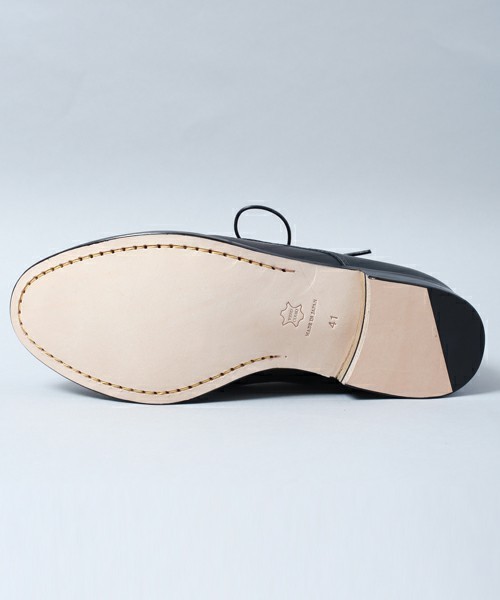 PADRONE（パドローネ）の「【PADRONE】DERBY PLAIN TOE SHOES（ドレスシューズ・メンズ・キャメル/ブラック/ベージュ/ダークブラウン・42/41/43/40）」の12枚目の写真