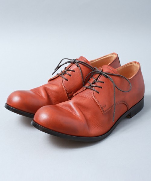 PADRONE（パドローネ）の「【PADRONE】DERBY PLAIN TOE SHOES（ドレスシューズ・メンズ・キャメル/ブラック/ベージュ/ダークブラウン・42/41/43/40）」の13枚目の写真