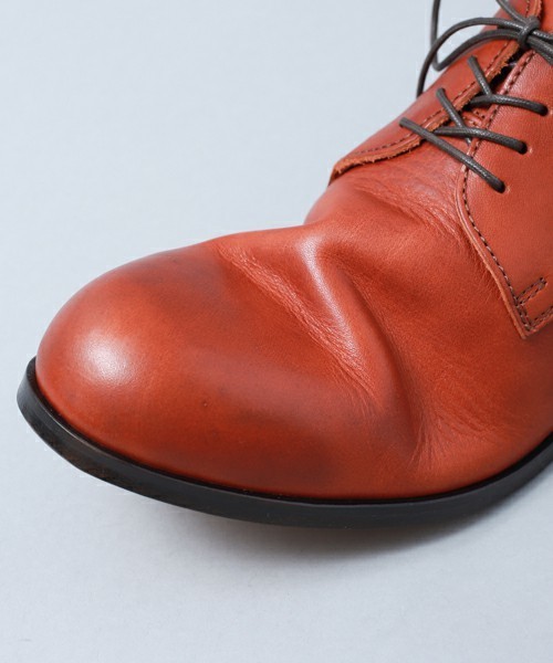 PADRONE（パドローネ）の「【PADRONE】DERBY PLAIN TOE SHOES（ドレスシューズ・メンズ・キャメル/ブラック/ベージュ/ダークブラウン・42/41/43/40）」の5枚目の写真