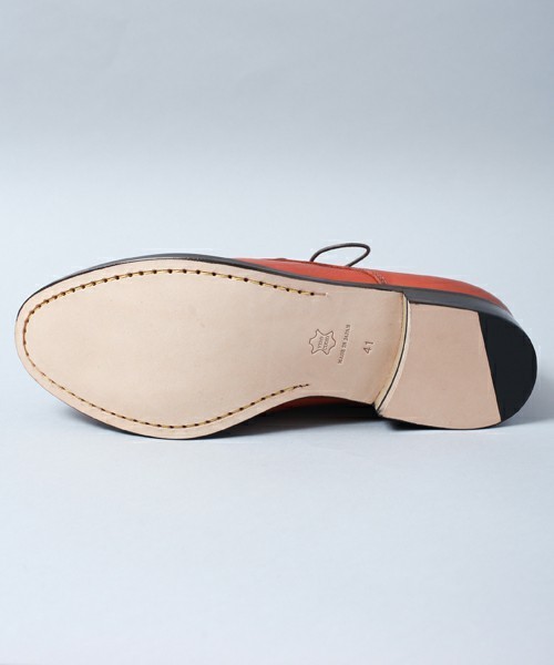 PADRONE（パドローネ）の「【PADRONE】DERBY PLAIN TOE SHOES（ドレスシューズ・メンズ・キャメル/ブラック/ベージュ/ダークブラウン・42/41/43/40）」の8枚目の写真