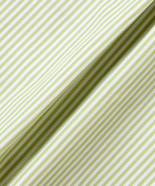 LACOSTE(ラコステ)の「ダブルポケット クロップド丈 ストライプシャツ(シャツ/ブラウス・レディース・セージグリーン/ネイビー・40/36/34/38)」の18枚目の写真
