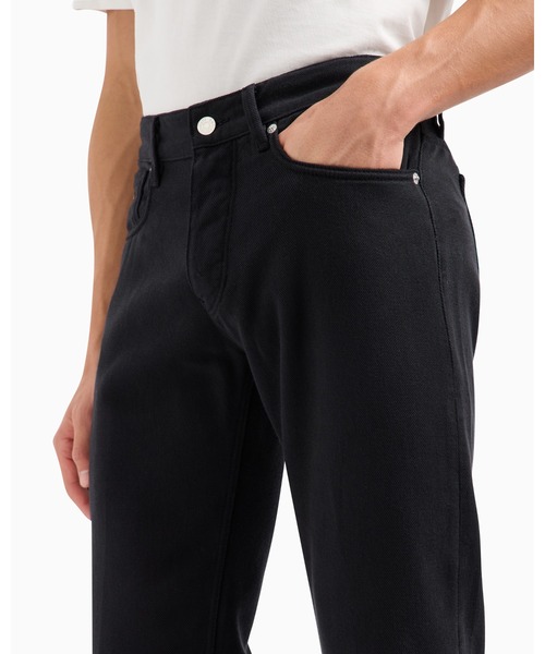 EMPORIO ARMANI(エンポリオアルマーニ)の「【エンポリオ アルマーニ】ASV スリムフィットジーンズ J75 リヨセル混紡(デニムパンツ・メンズ・ブラック系・32inch/28inch/34inch/31inch/27inch)」の4枚目の写真