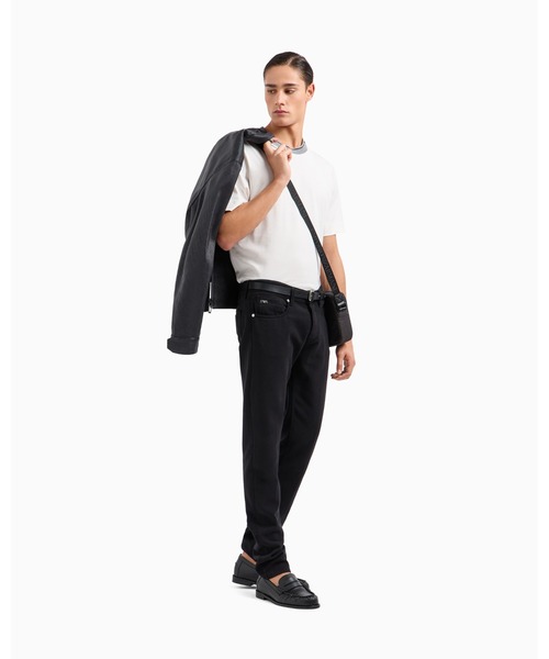 EMPORIO ARMANI(エンポリオアルマーニ)の「【エンポリオ アルマーニ】ASV スリムフィットジーンズ J75 リヨセル混紡(デニムパンツ・メンズ・ブラック系・32inch/28inch/34inch/31inch/27inch)」の6枚目の写真