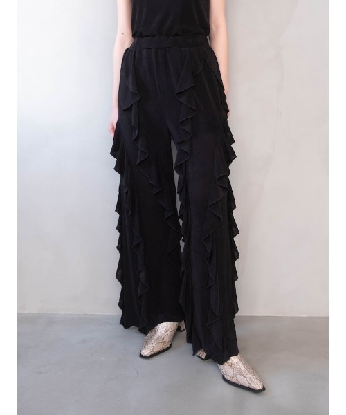 sahara（サハラ）の「【PRE ORDER】Spandex Raffle Pants（その他パンツ・レディース・ワイン/ブラック/アイボリー・FREE）」の22枚目の写真