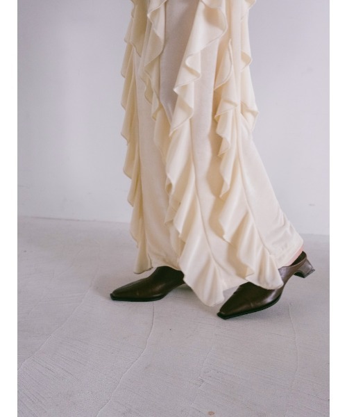 sahara（サハラ）の「【PRE ORDER】Spandex Raffle Pants（その他パンツ・レディース・ワイン/ブラック/アイボリー・FREE）」の7枚目の写真