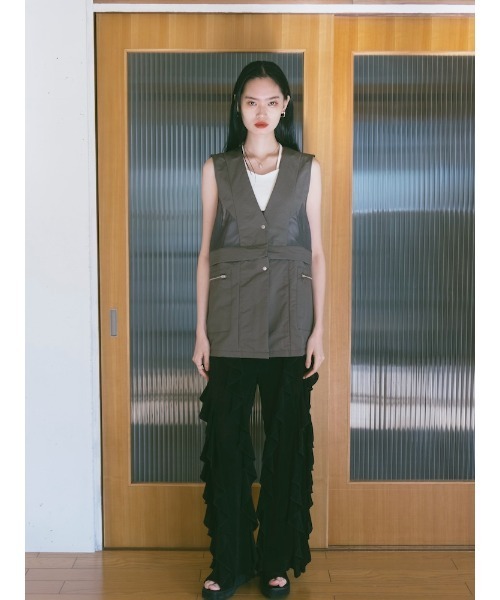 sahara（サハラ）の「【PRE ORDER】Spandex Raffle Pants（その他パンツ・レディース・ワイン/ブラック/アイボリー・FREE）」の18枚目の写真