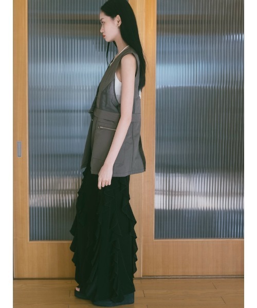 sahara（サハラ）の「【PRE ORDER】Spandex Raffle Pants（その他パンツ・レディース・ワイン/ブラック/アイボリー・FREE）」の19枚目の写真