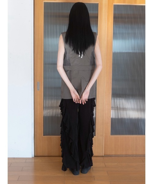 sahara（サハラ）の「【PRE ORDER】Spandex Raffle Pants（その他パンツ・レディース・ワイン/ブラック/アイボリー・FREE）」の20枚目の写真