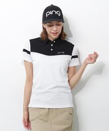 【PING APPAREL】エアロクルーカノコ半袖ポロシャツ