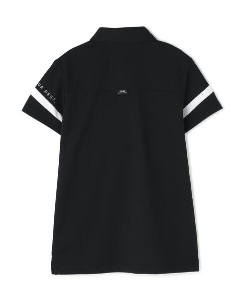 PING(ピン)の「【PING APPAREL】エアロクルーカノコ半袖ポロシャツ(ポロシャツ・レディース・ピンク/ホワイト/ブラック・M/L/S)」の7枚目の写真
