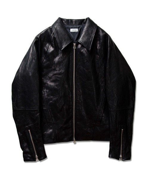JIEDA(ジエダ)の「DRAPING LEATHER JACKET(ブルゾン・メンズ・ブラック・2/1)」の12枚目の写真