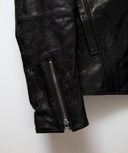 JIEDA(ジエダ)の「DRAPING LEATHER JACKET(ブルゾン・メンズ・ブラック・2/1)」の14枚目の写真