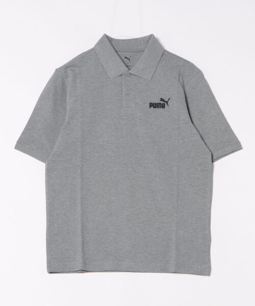 PUMA（プーマ）の「《PUMA》ESS NO.1 ロゴ ピケポロシャツ（ポロシャツ・メンズ・ブラック/グレー/ネイビー/ホワイト・XXL/XL/L/M/S）」の3枚目の写真