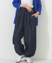 OMNES | バレルレッグ裾ゴムデニムパンツ(デニムパンツ)