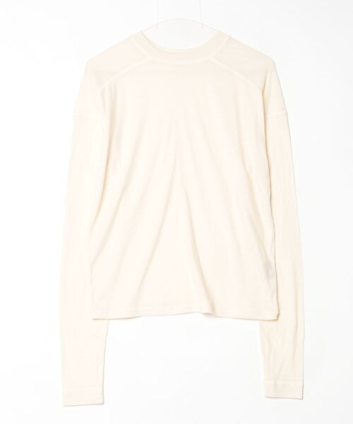 TODAYFUL（トゥデイフル）の「Hightwist Gauze Long T-shirts（Tシャツ/カットソー・メンズ・ブラウン/ライトグリーン/オフホワイト/インディゴブルー・FREE）」の2枚目の写真