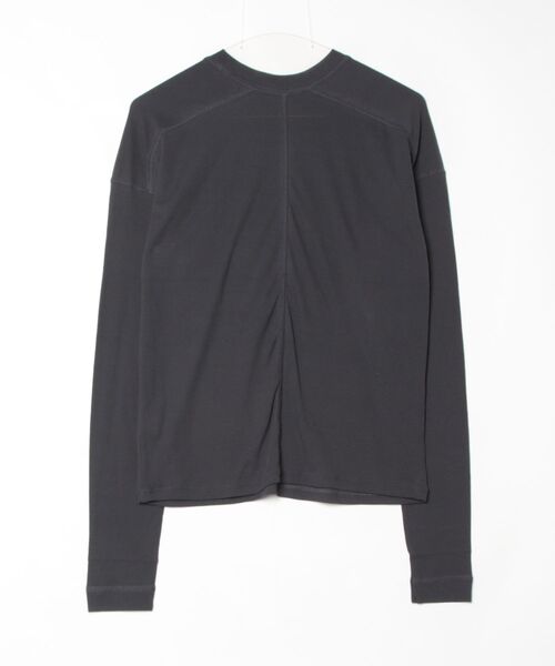 TODAYFUL（トゥデイフル）の「Hightwist Gauze Long T-shirts（Tシャツ/カットソー・メンズ・ブラウン/ライトグリーン/オフホワイト/インディゴブルー・FREE）」の5枚目の写真