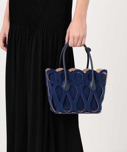 MARY AL TERNA(メアリオルターナ)の「MARY AL TERNA MAZE ハンドバッグ(ハンドバッグ・レディース・ブラック/ダークブルー・FREE)」の3枚目の写真