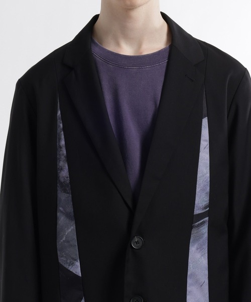 HARE（ハレ）の「【SET UP対応】パターンレイヤージャケット(HARE)（テーラードジャケット・メンズ・グレー/ブラック・FREE）」の13枚目の写真