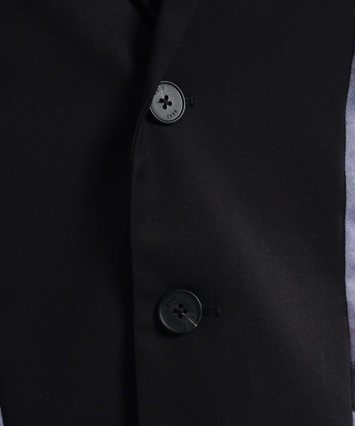 HARE（ハレ）の「【SET UP対応】パターンレイヤージャケット(HARE)（テーラードジャケット・メンズ・グレー/ブラック・FREE）」の8枚目の写真