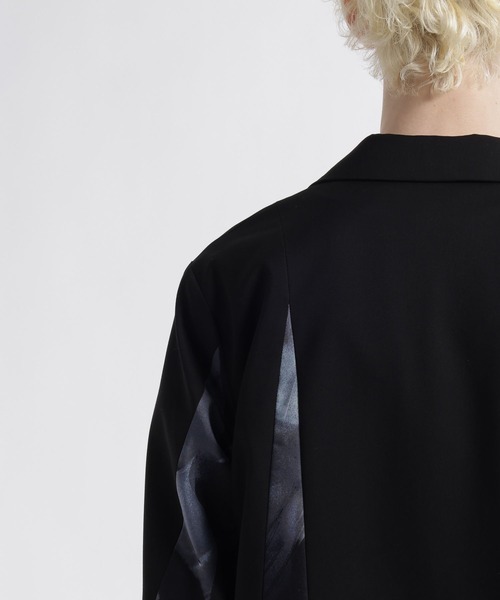 HARE（ハレ）の「【SET UP対応】パターンレイヤージャケット(HARE)（テーラードジャケット・メンズ・グレー/ブラック・FREE）」の9枚目の写真