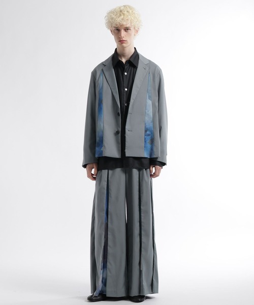 HARE（ハレ）の「【SET UP対応】パターンレイヤージャケット(HARE)（テーラードジャケット・メンズ・グレー/ブラック・FREE）」の22枚目の写真