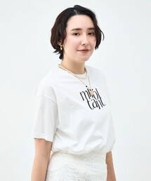 NOLLEY’S Sophi | ウォッシャブルオーバーサイズロゴTシャツ(Tシャツ/カットソー)