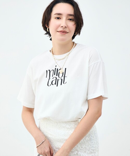 NOLLEY’S Sophi（ノーリーズソフィ）の「ウォッシャブルオーバーサイズロゴTシャツ（Tシャツ/カットソー・レディース・ホワイト系その他2/ホワイト・38）」の11枚目の写真