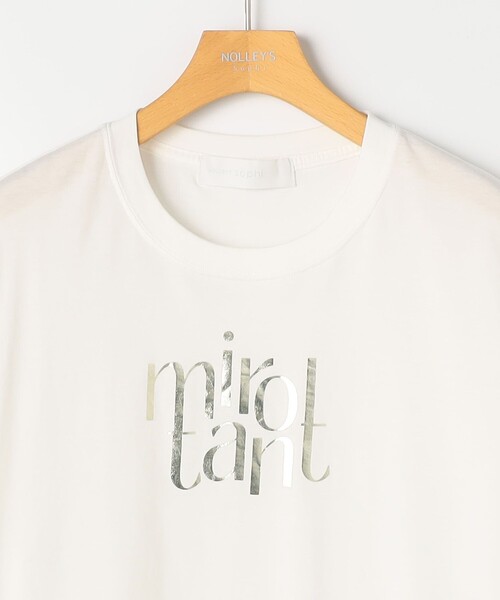 NOLLEY’S Sophi(ノーリーズソフィ)の「ウォッシャブルオーバーサイズロゴTシャツ(Tシャツ/カットソー・レディース・ホワイト系その他2/ホワイト・38/FREE)」の22枚目の写真