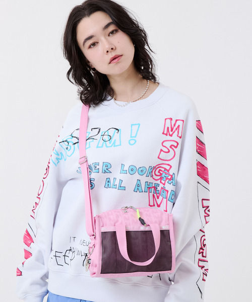 LeSportsac(レスポートサック)の「MSGM METRO XBODY メトロピンクジャカード(ショルダーバッグ・レディース・ピンク・FREE)」の1枚目の写真