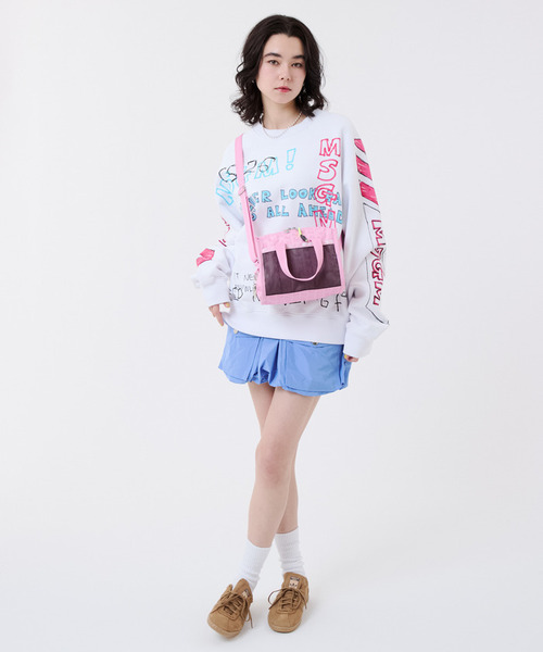 LeSportsac(レスポートサック)の「MSGM METRO XBODY メトロピンクジャカード(ショルダーバッグ・レディース・ピンク・FREE)」の3枚目の写真