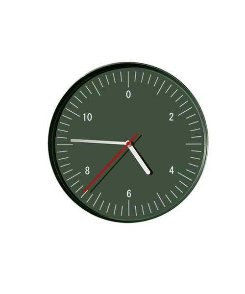 IRADOWL（アイラドール）の「【アイラドール room】ラウンド壁掛け時計（掛け時計・レディース・ブラック/グレイッシュベージュ/ライトブルー/グリーン/ホワイト・FREE）」の8枚目の写真