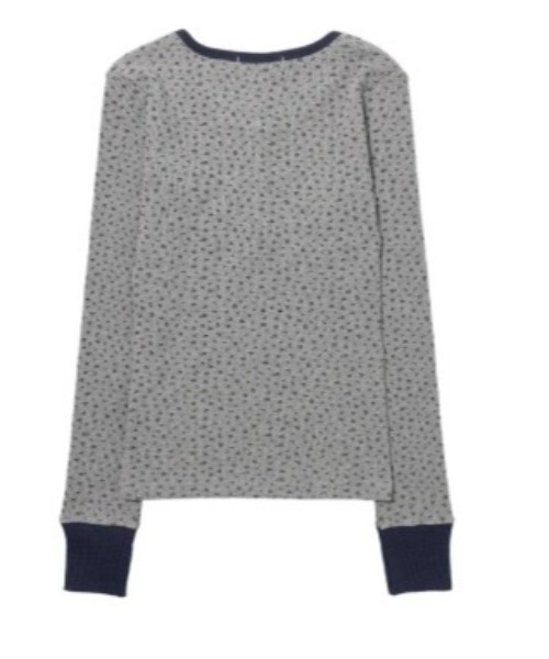 FANCY CLUB(ファンシークラブ)の「◇FANCYCLUB◇ブランド直輸入正規品/ヘンリー ネック ワッフル ロング スリーブ HENLEY NECK WAFFLE LONG SLEEVE(Tシャツ/カットソー・レディース・オートミール/グレー・FREE)」の13枚目の写真