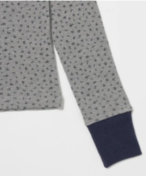 FANCY CLUB(ファンシークラブ)の「◇FANCYCLUB◇ブランド直輸入正規品/ヘンリー ネック ワッフル ロング スリーブ HENLEY NECK WAFFLE LONG SLEEVE(Tシャツ/カットソー・レディース・オートミール/グレー・FREE)」の15枚目の写真