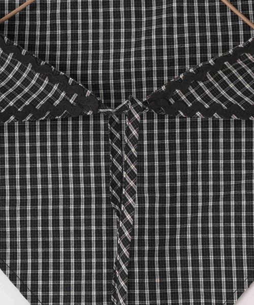 LOWRYS FARM（ローリーズファーム）の「チェックバルーンワンピース２Ｐ　664808（ワンピース・キッズ・ブラック/アイボリー・120cm/110cm/150cm/140cm/130cm）」の17枚目の写真